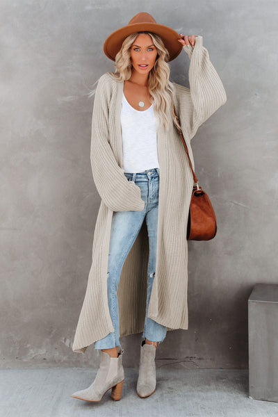 Side Slit Cardigan