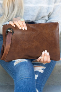 Brown Clutch Bag