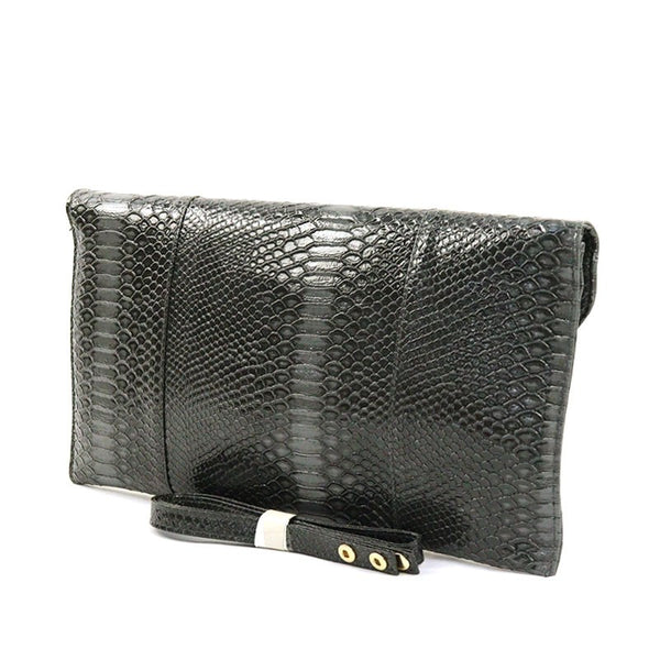 Snakeskin Clutch