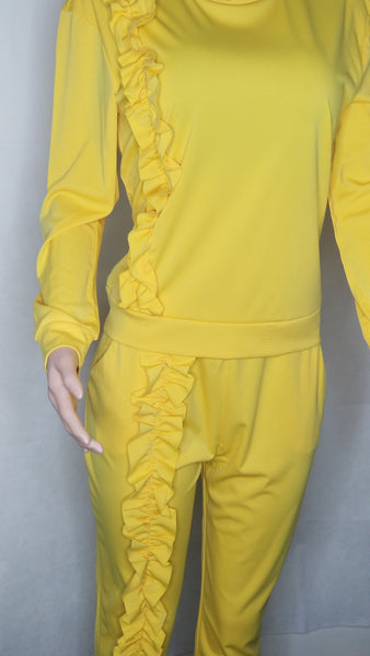 Ruffled Two Piece Set