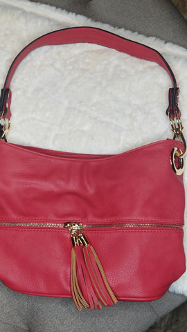 Designer Red Handbag