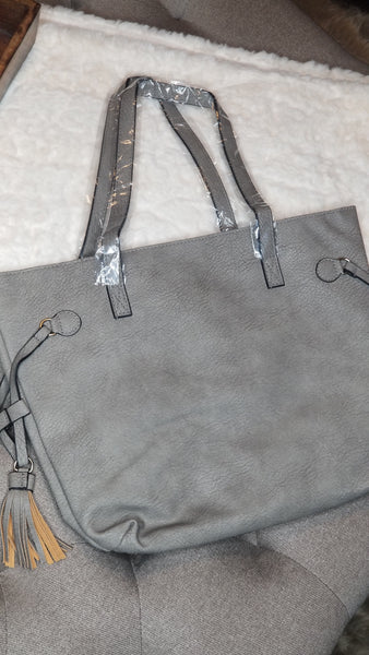 Large Grey Handbag