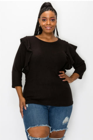 Ruffled Sweater